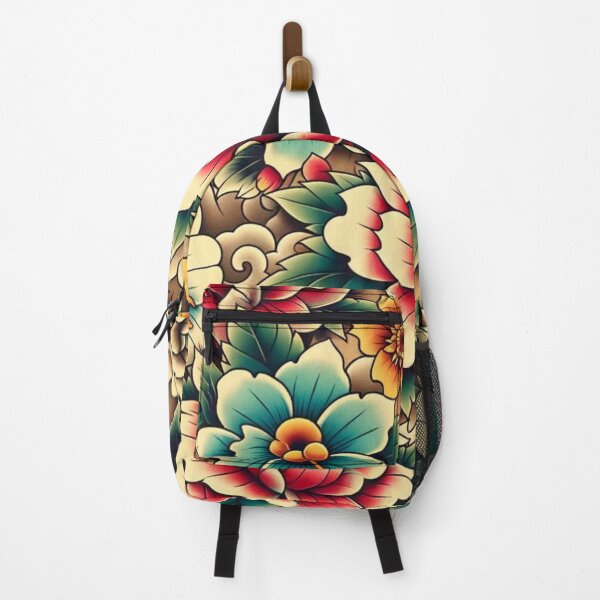 Item preview, Japanese flower tattoo style design designed and sold by Blessinger77.