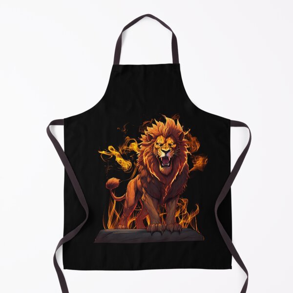 Item preview, amazing burning lion designed and sold by Lunaawga.