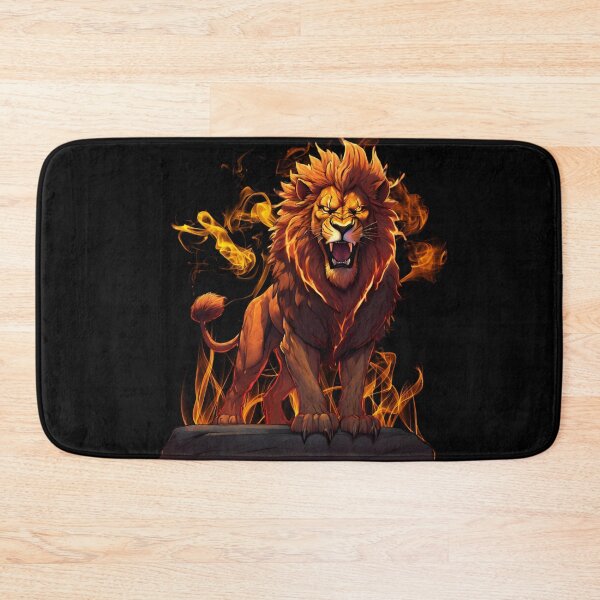 Item preview, amazing burning lion designed and sold by Lunaawga.