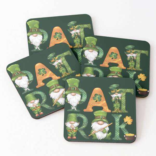 Item preview,  gnomes for Saint Patrick's Day, clevers, lucky leprechaun, leprechaun,  gnomes designed and sold by PRYMULLART.