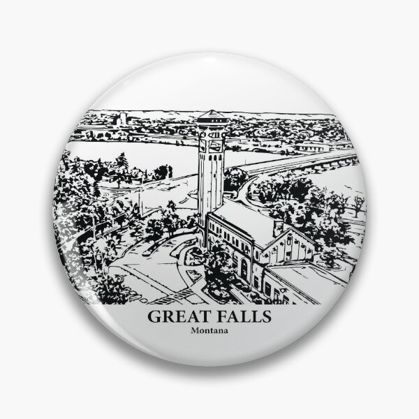 Item preview, Great Falls - Montana designed and sold by Lakeric Cityscapes.