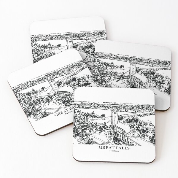 Item preview, Great Falls - Montana designed and sold by Lakeric Cityscapes.