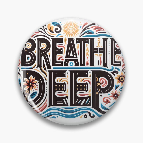 Item preview, Breathe Deep, typography designed and sold by maxmaj.