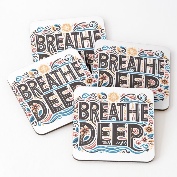 Item preview, Breathe Deep, typography designed and sold by maxmaj.