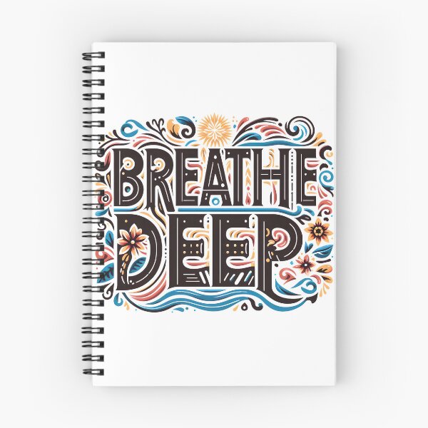 Item preview, Breathe Deep, typography designed and sold by maxmaj.