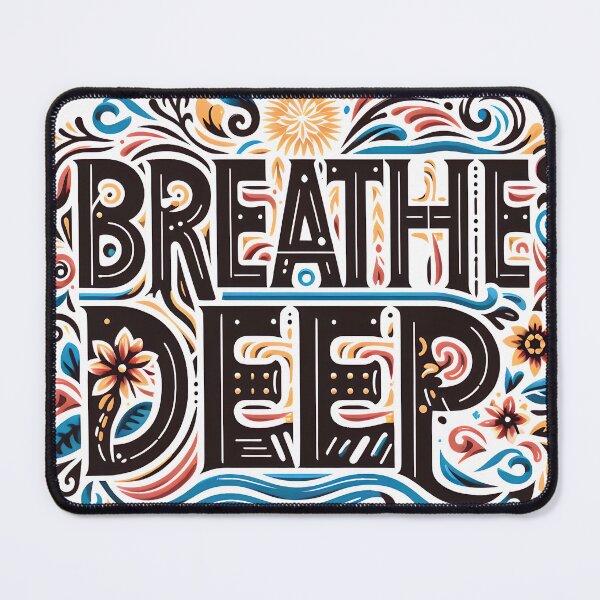 Item preview, Breathe Deep, typography designed and sold by maxmaj.
