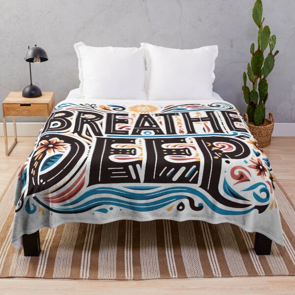 Item preview, Breathe Deep, typography designed and sold by maxmaj.