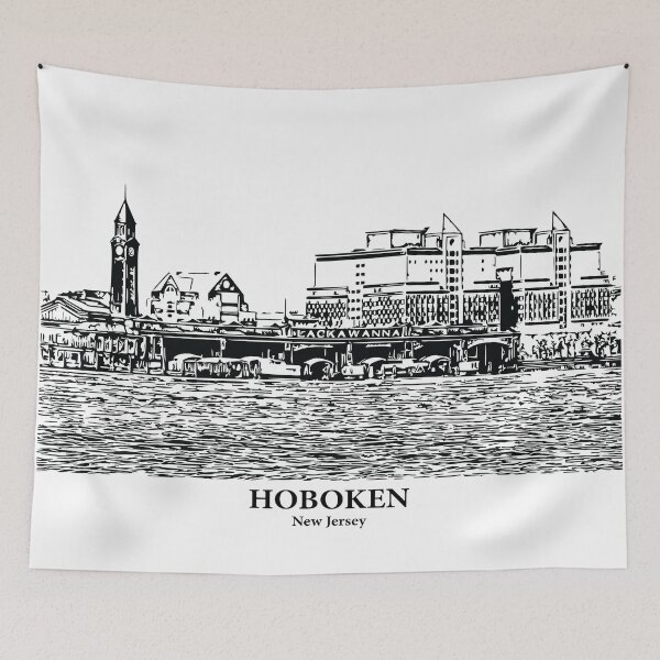 Item preview, Hoboken - New Jersey designed and sold by Lakeric Cityscapes.