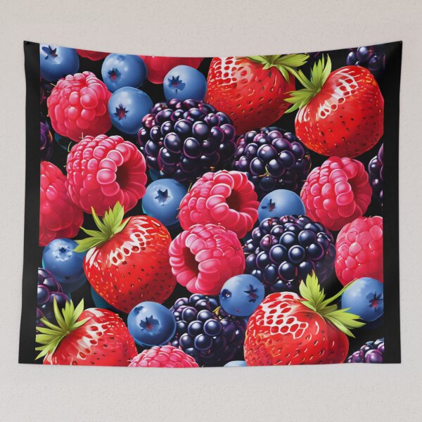 Item preview, mixed berry pattern designed and sold by aipaint.