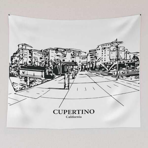 Item preview, Cupertino - California designed and sold by Lakeric Cityscapes.