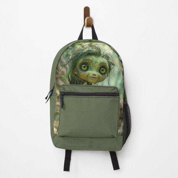 Item preview, Whimiscal green character designed and sold by Mysterium AI.