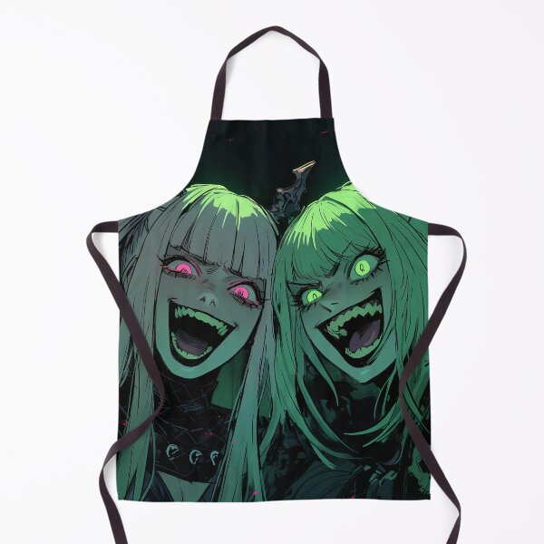 Item preview, Sinister Glow Anime Girl Twins designed and sold by bubblegoth.