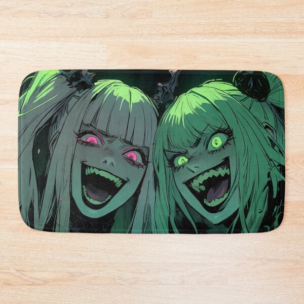 Item preview, Sinister Glow Anime Girl Twins designed and sold by bubblegoth.