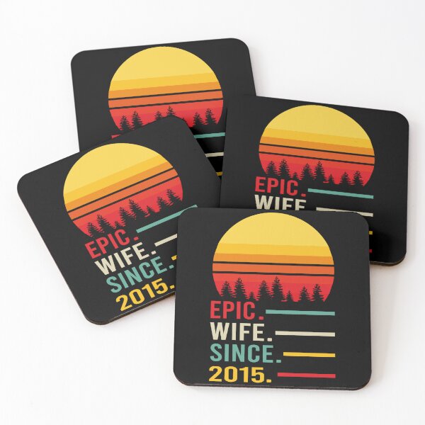 Item preview, Epic Wife Since 2015 Vintage designed and sold by Red-Gifts.