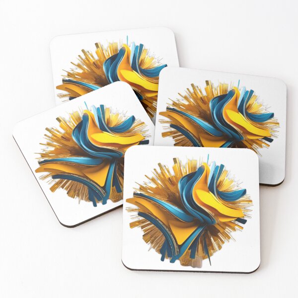 Item preview, abstract painting starry crescents designed and sold by janjacbu.
