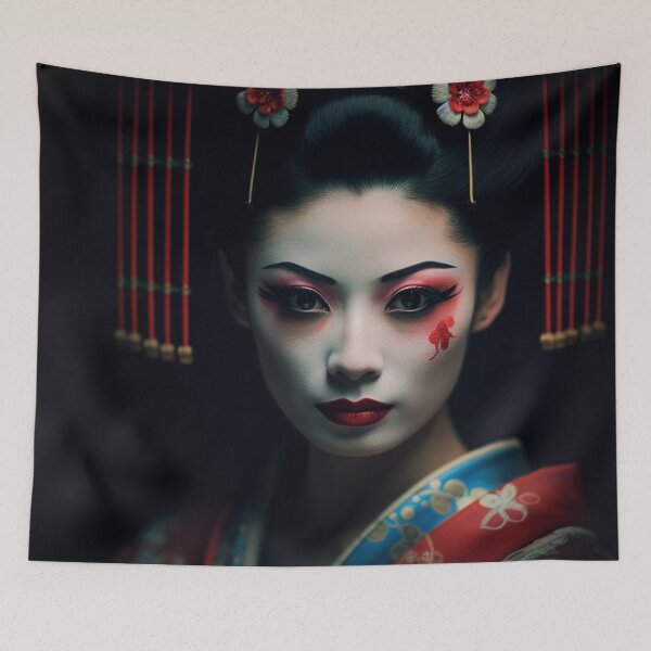 Item preview, Geisha who loves staring designed and sold by BartHugoKnight.