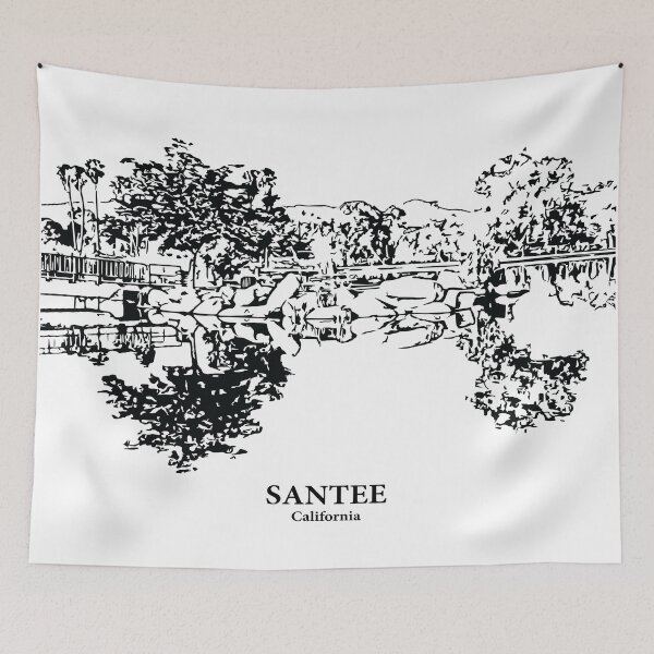 Item preview, Santee - California designed and sold by Lakeric Cityscapes.
