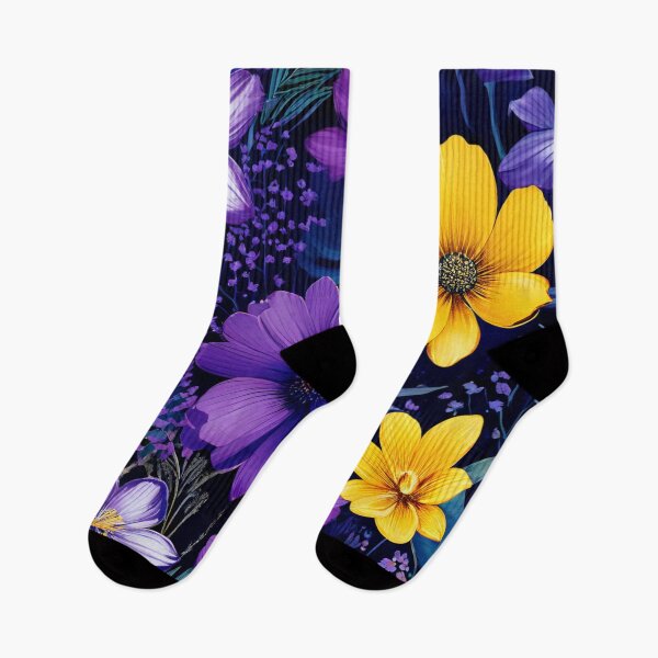 Item preview, RogerPattern - "Dynamic Floral Contrast: Elegance in Bloom" designed and sold by RogerPattern.