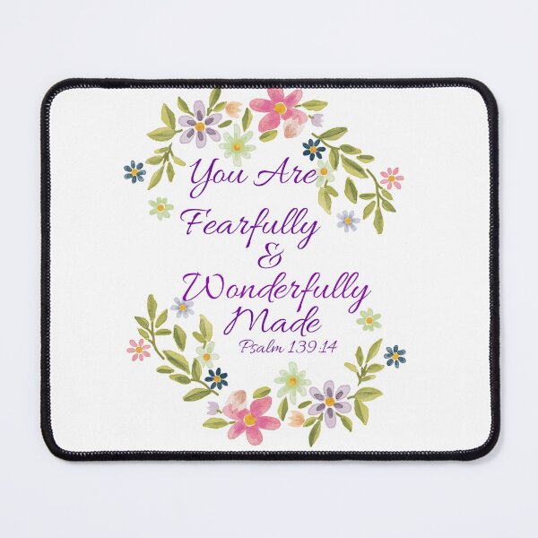 Item preview, Fearfully and wonderfully made Psalm 139:14 designed and sold by Lilaclown.