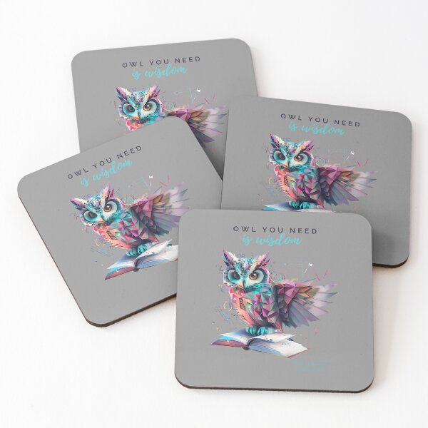 Item preview, Owl You Need Is Wisdom Clever Art Funny Gifts designed and sold by BetiOnDemand.