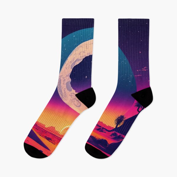 Item preview, Neon Desert Moonrise designed and sold by LionBrew.