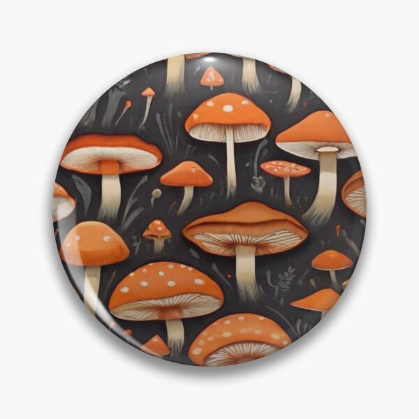 Item preview, Peachy Mushroom Patterns: Whimsical Nature-Inspired Designs designed and sold by AYACHI90.