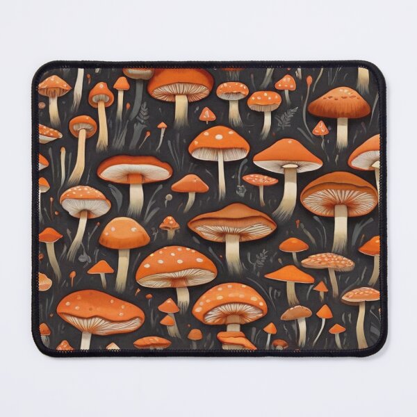Item preview, Peachy Mushroom Patterns: Whimsical Nature-Inspired Designs designed and sold by AYACHI90.