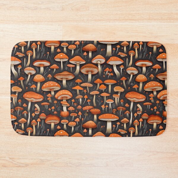 Item preview, Peachy Mushroom Patterns: Whimsical Nature-Inspired Designs designed and sold by AYACHI90.