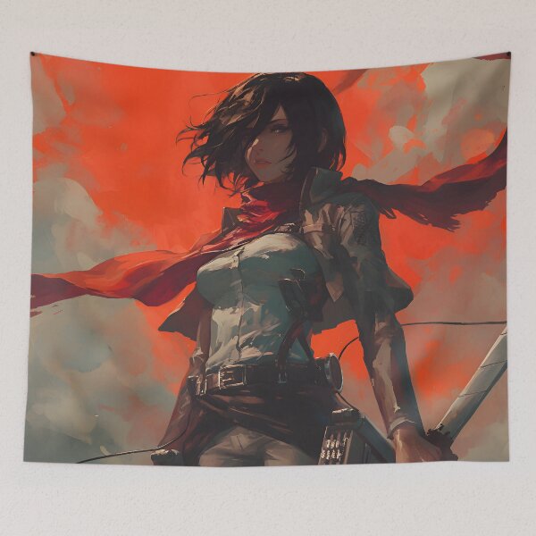 Item preview, Cute Anime Girl – Blade-Wielding Guardian designed and sold by DGitaldreamgirl.