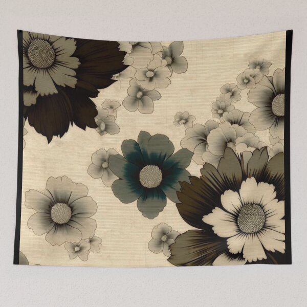 Item preview, Vintage Japanese Flowers designed and sold by Blessinger77.