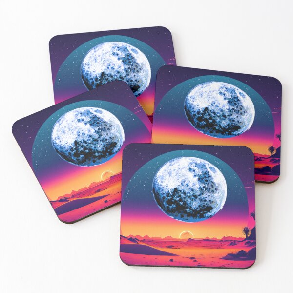 Item preview, Neon Desert Crumpet Moonrise designed and sold by LionBrew.