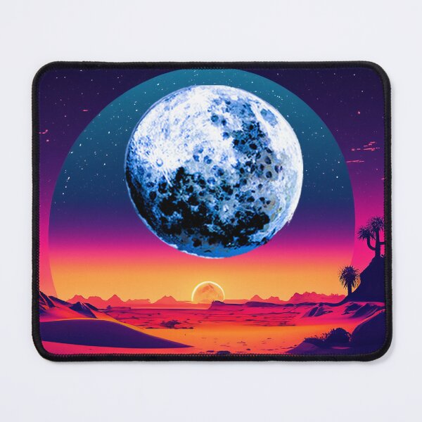 Item preview, Neon Desert Crumpet Moonrise designed and sold by LionBrew.
