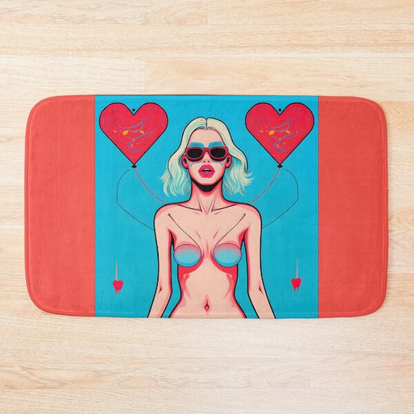 Artikelvorschau, Abstract Hippie Girl With Sunglasses entworfen und verkauft von CoolMantras.