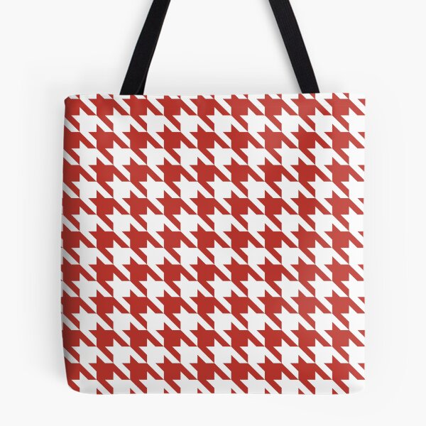 Item preview, Red and white houndstooth pattern designed and sold by LinDraws.