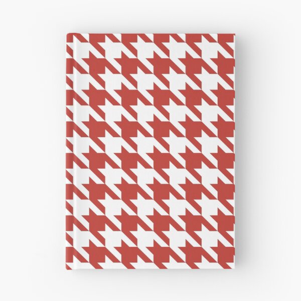 Item preview, Red and white houndstooth pattern designed and sold by LinDraws.