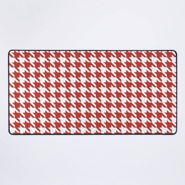 Item preview, Red and white houndstooth pattern designed and sold by LinDraws.