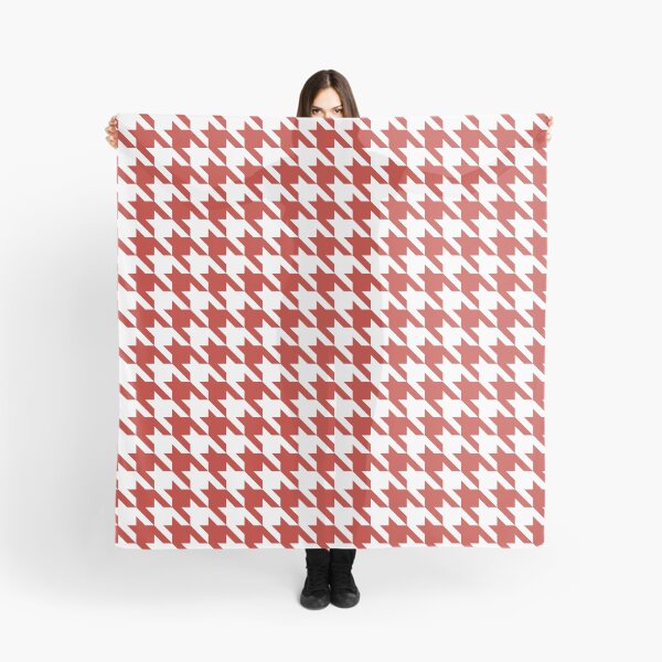 Item preview, Red and white houndstooth pattern designed and sold by LinDraws.