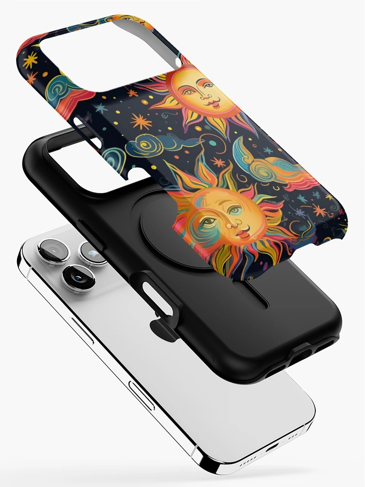 Thumbnail 2 of 4, iPhone Case, Colorful Solar pattern designed and sold by Pixel-Lair.