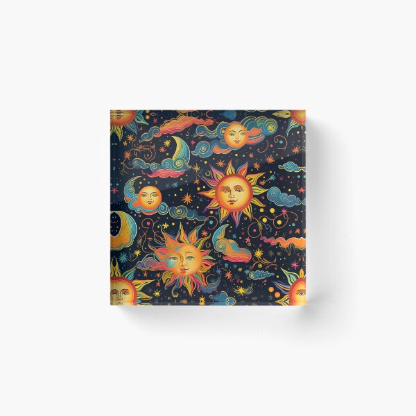 Item preview, Colorful Solar pattern designed and sold by Pixel-Lair.