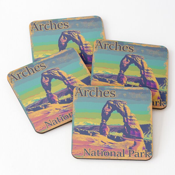 Item preview, Arches National Park, Delicate Arch, Retro Design designed and sold by CHC-Design.