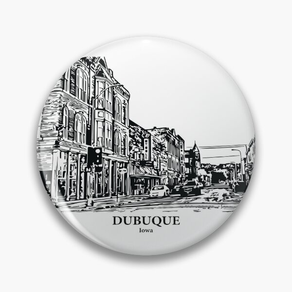Item preview, Dubuque - Iowa designed and sold by Lakeric Cityscapes.