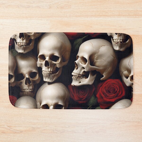 Item preview, Vintage Skulls And Roses Pattern designed and sold by TheArtOfPat.