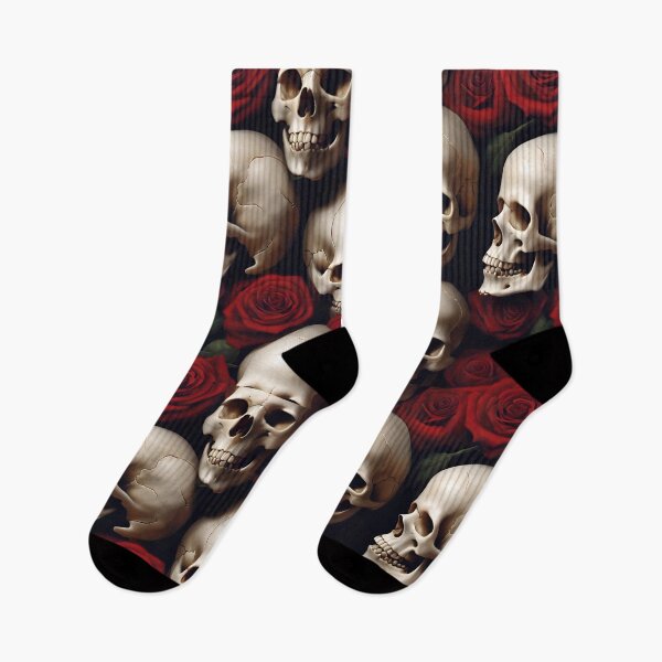 Item preview, Vintage Skulls And Roses Pattern designed and sold by TheArtOfPat.