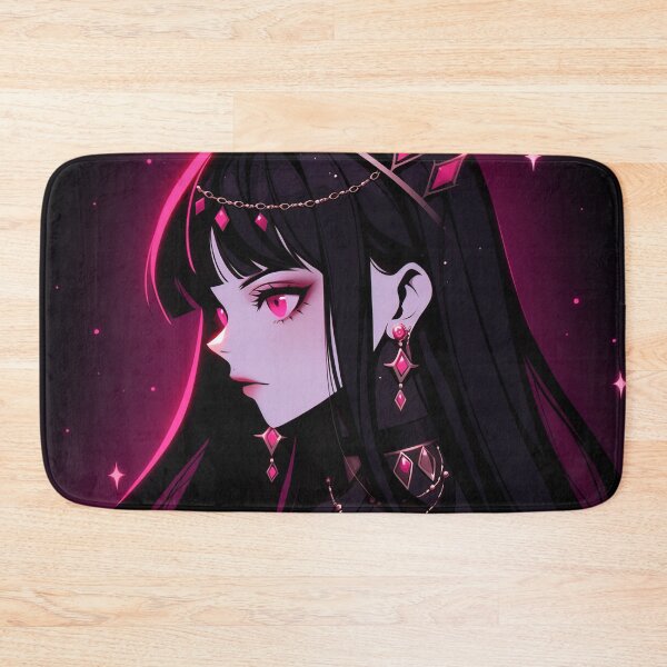 Item preview, Enigmatic Regal Magenta Anime Girl designed and sold by bubblegoth.