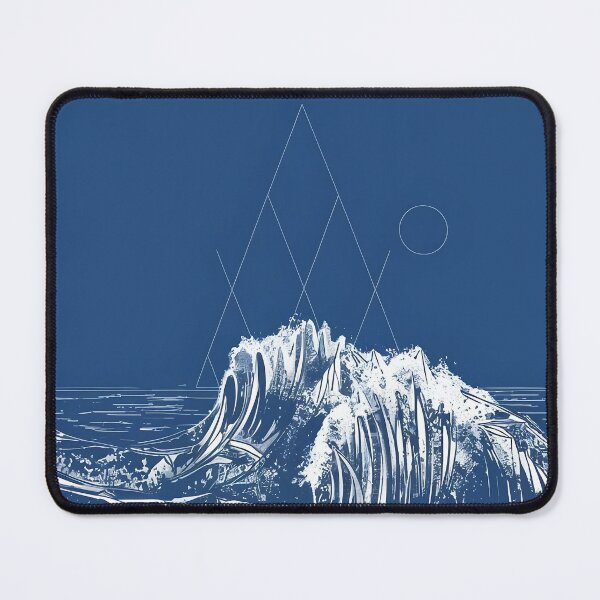 Item preview, Blue waves designed and sold by Tajdi.