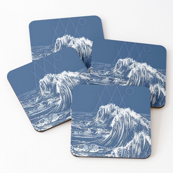 Item preview,  Blue waves designed and sold by Tajdi.