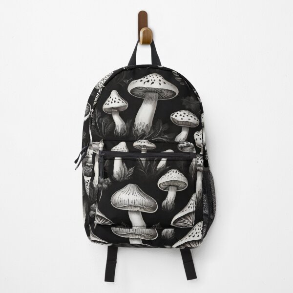 Item preview, Monochrome Mushroom Patterns: Timeless Nature-Inspired Designs designed and sold by AYACHI90.