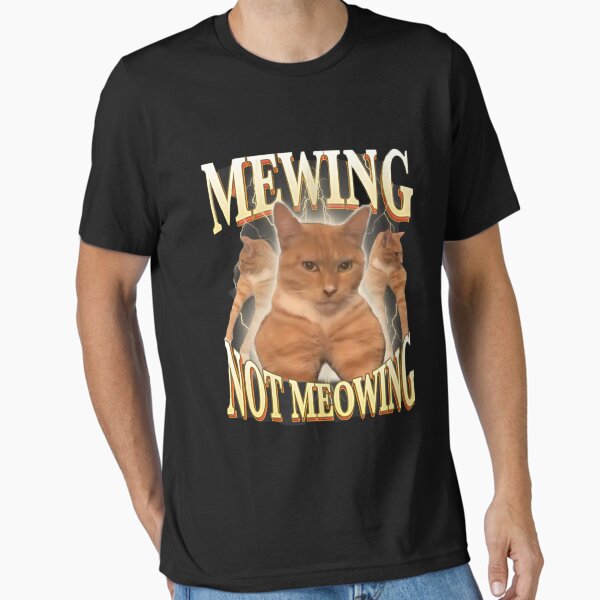 Item preview, Mewing Not Meowing  designed and sold by Tazoria.