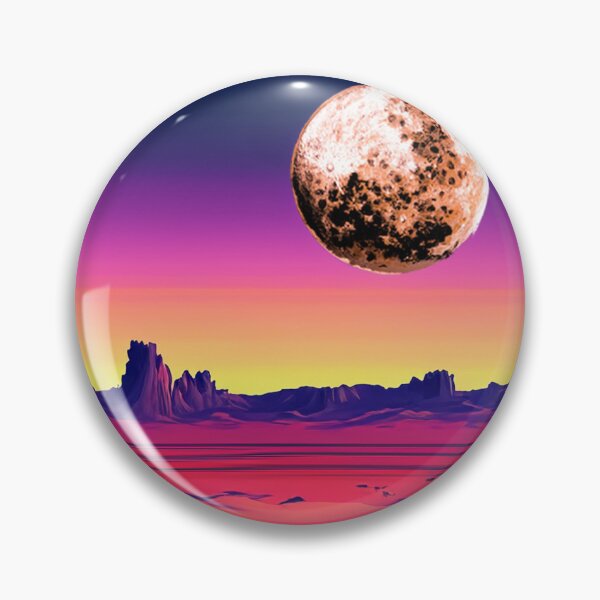 Item preview, Neon Desert Crumpet Moonrise designed and sold by LionBrew.