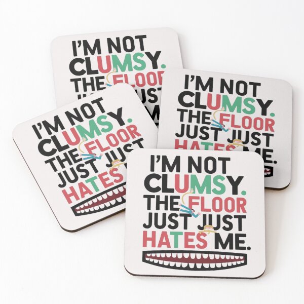 Item preview, i’m not clumsy. the floor just hates me , inspirational quotes   , funny idea  designed and sold by masteryStore.